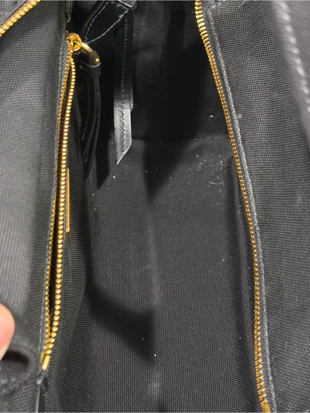 Prada Beige Wicker Tote with Black Leather Trim and Strap - Picture 9 of 13